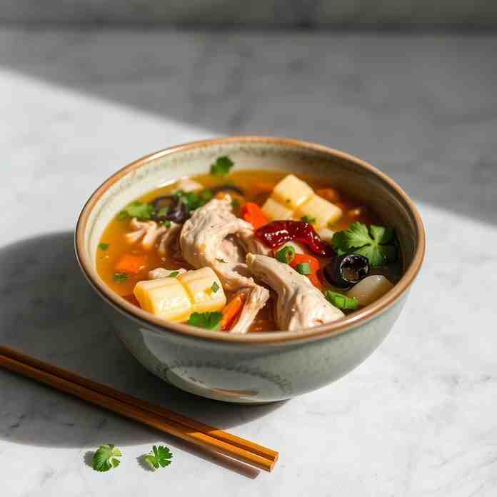 Quick & Easy Chinese Chicken Soup - Healthy Recipe
